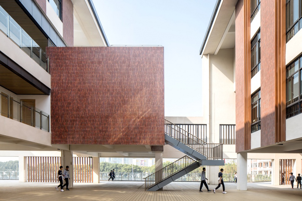 expansion of suzhou new district experimental junior high school east campus china by tus design group co ltd