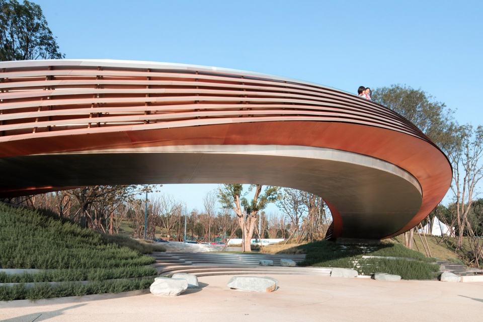 luxelakes eco city g1 art expo park china by gvl