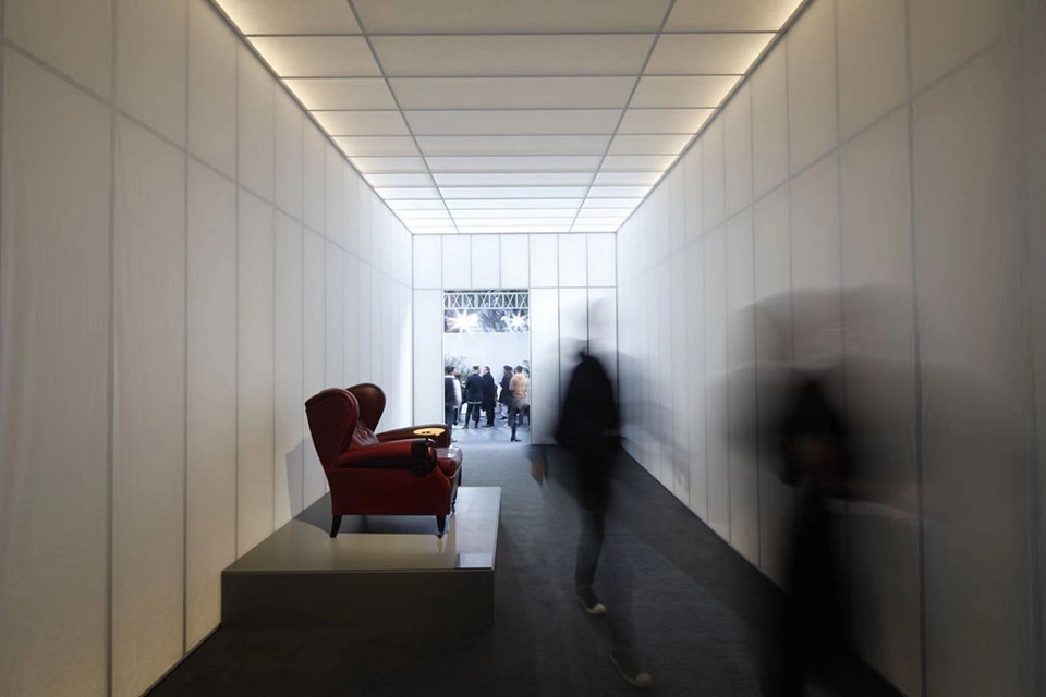poltrona frau paper installation by out in interior design office