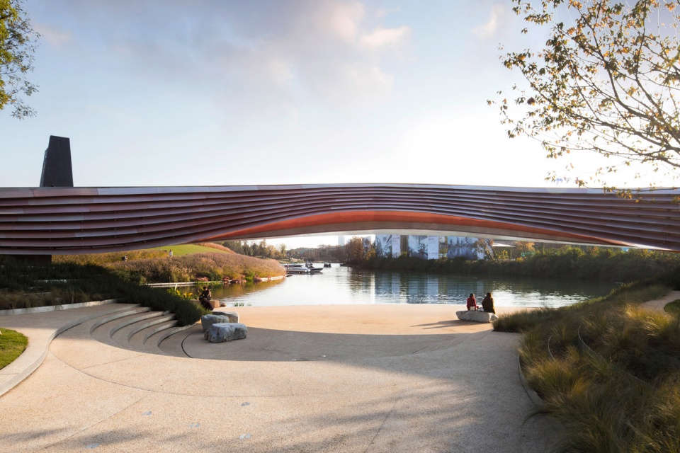 luxelakes eco city g1 art expo park china by gvl