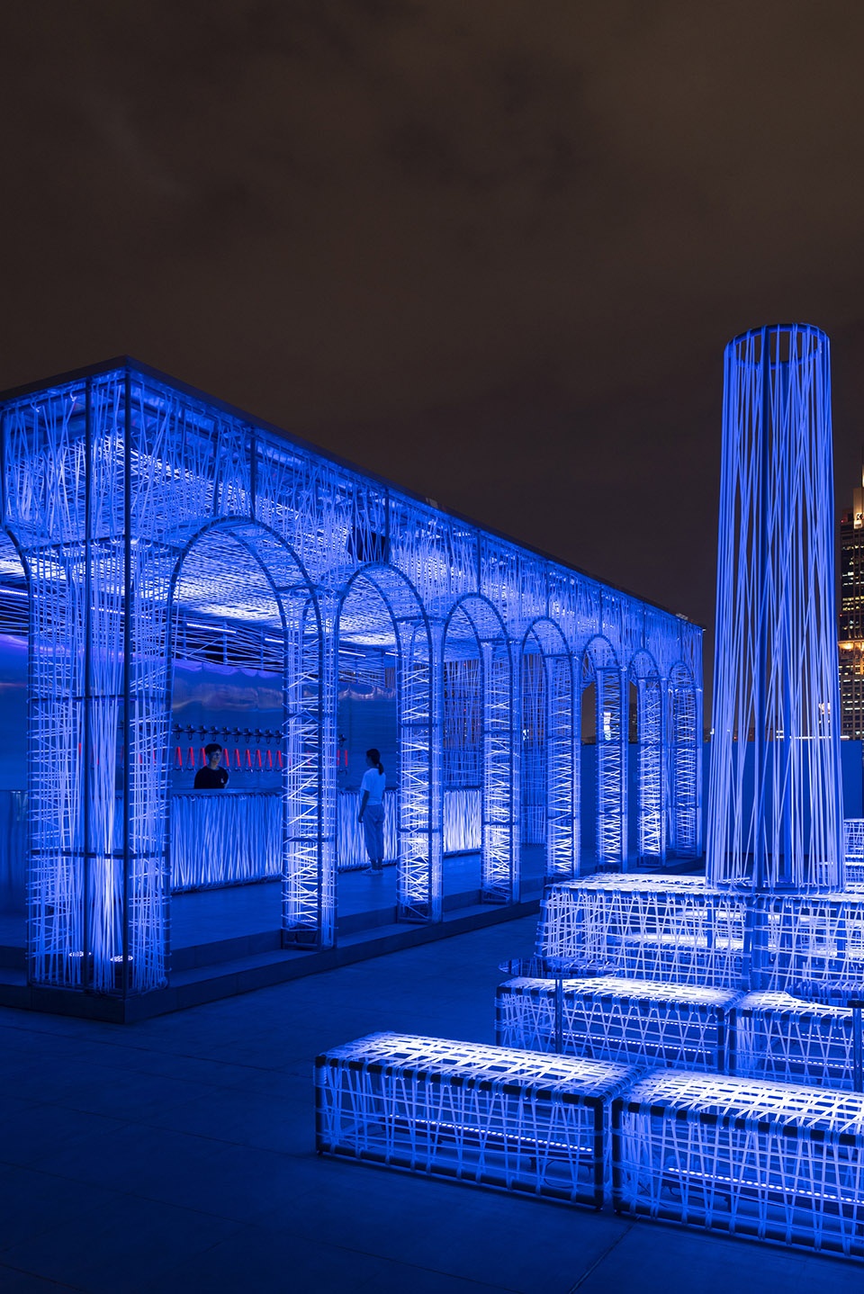 nyx rooftop club china by alberto caiola studio