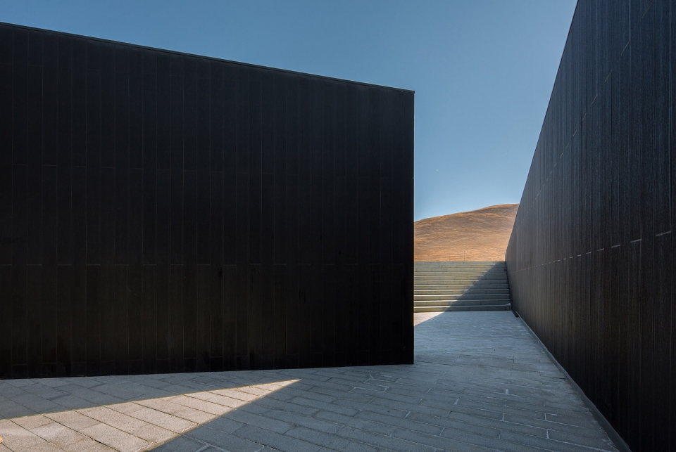 traveler black tent in yangbajing china by pure