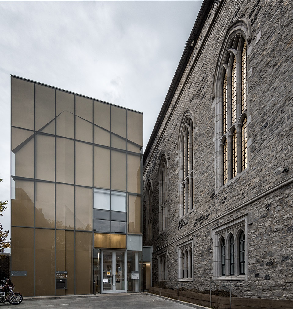 maison de la litterature house of literature by chevalier morales architectes