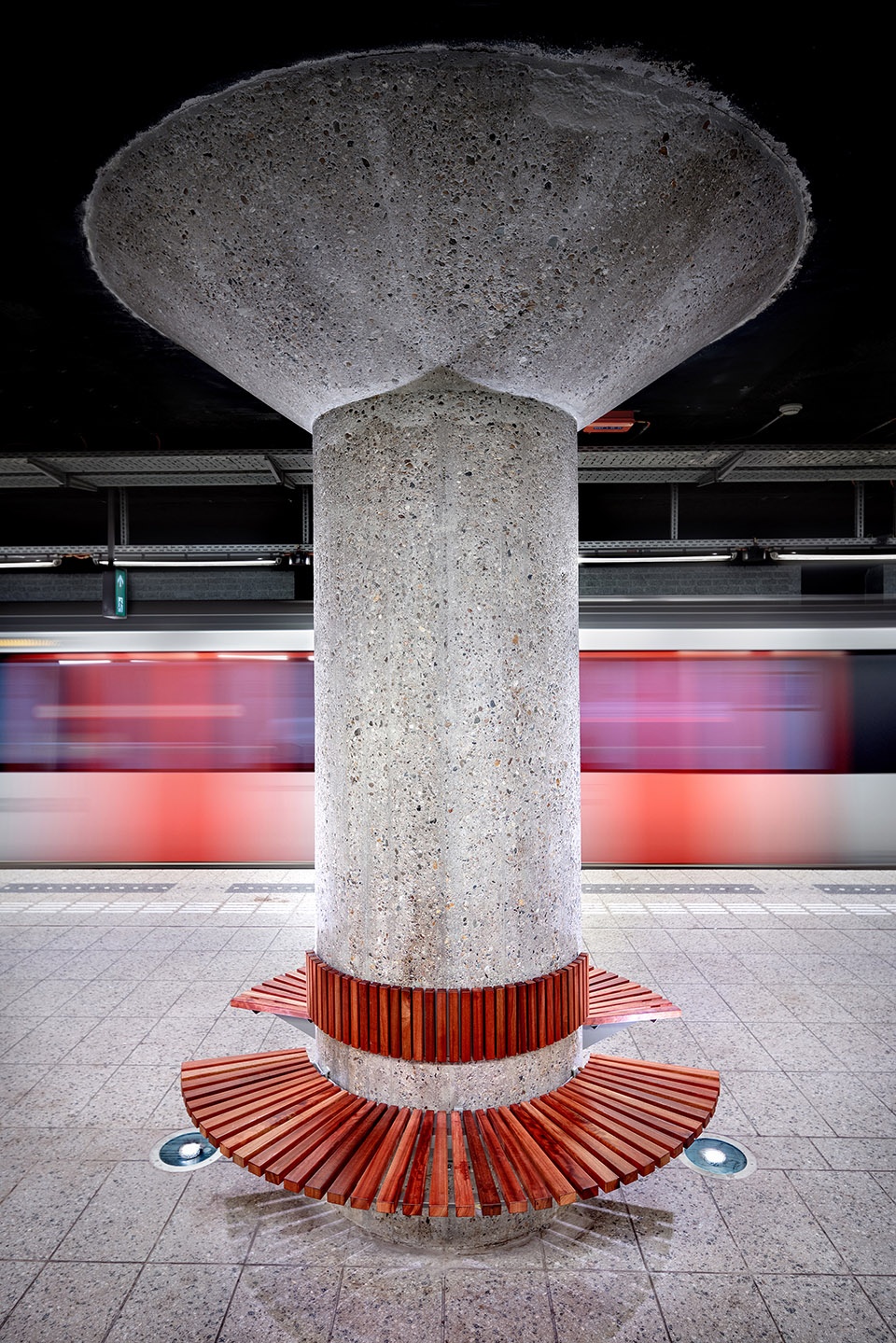 renovation of metro oostlijn station by group a