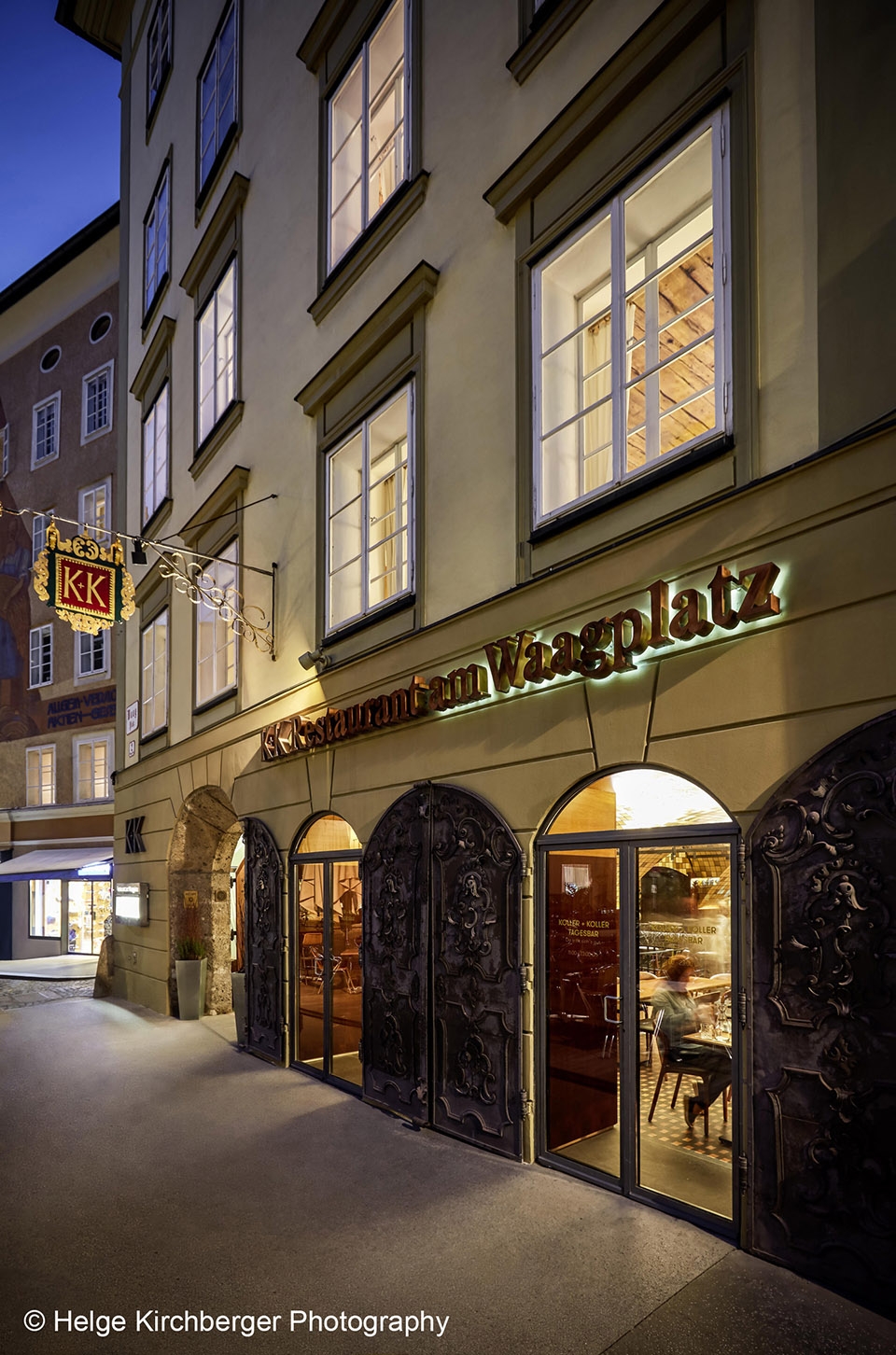 koller koller am waagplatz restaurant by behf architects