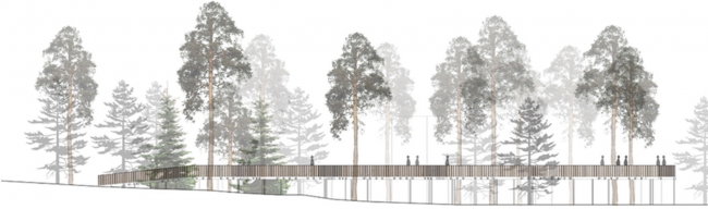 nattours accessible recreational path by studio puisto architects