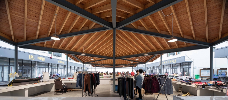 the renovation of the xiafu village farmers market china by bengo studio