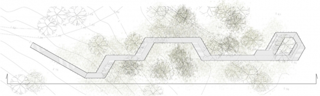nattours accessible recreational path by studio puisto architects