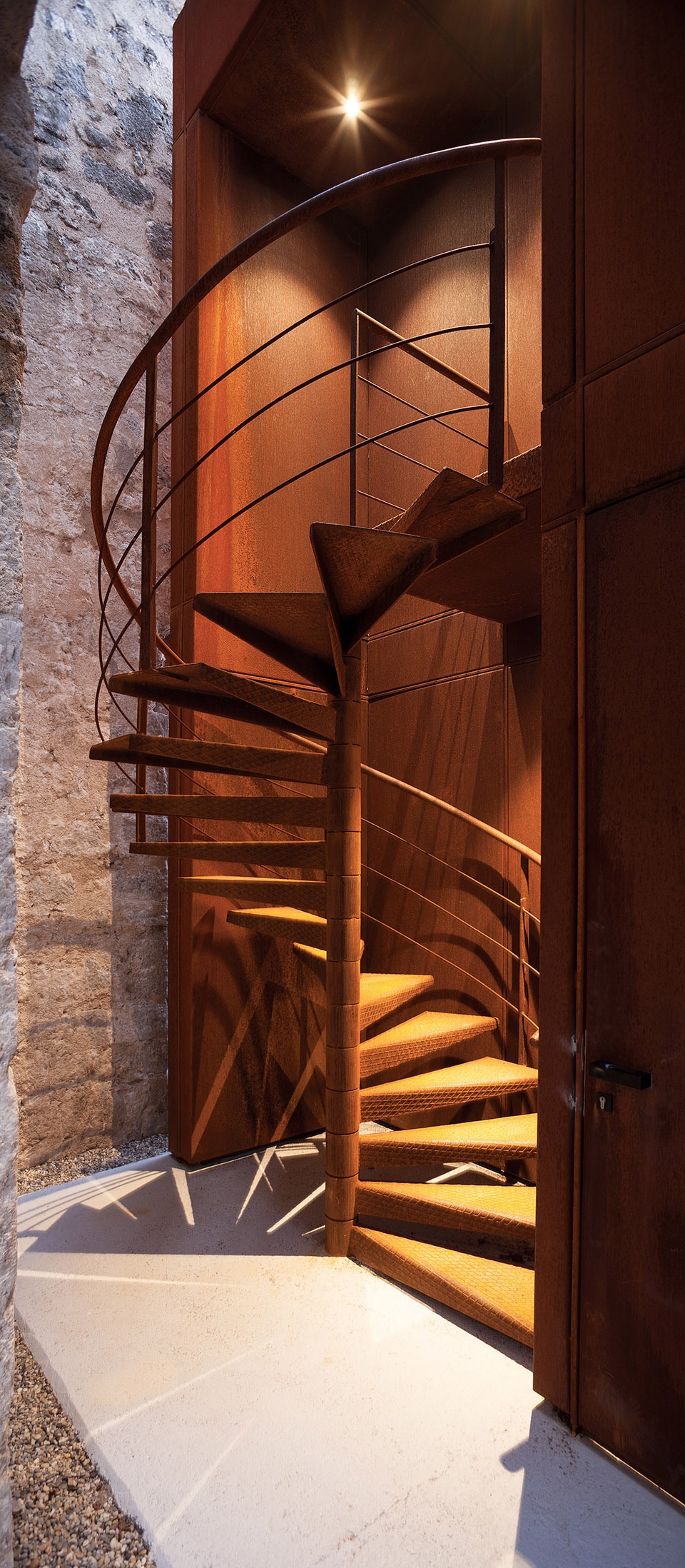 summer stage at kastav crekvina by architect nenad fabijanic