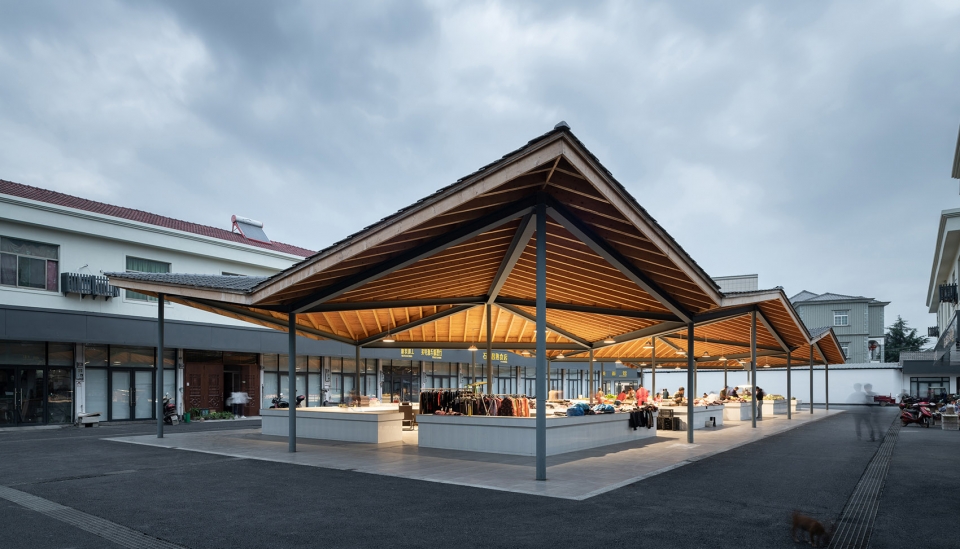 the renovation of the xiafu village farmers market china by bengo studio