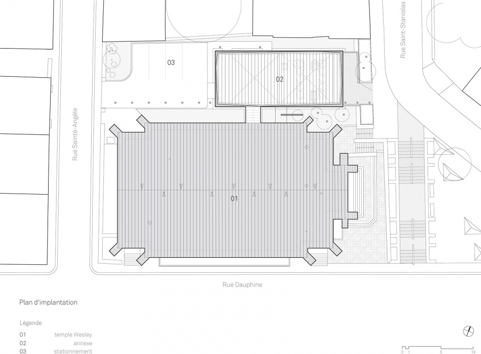 maison de la litterature house of literature by chevalier morales architectes