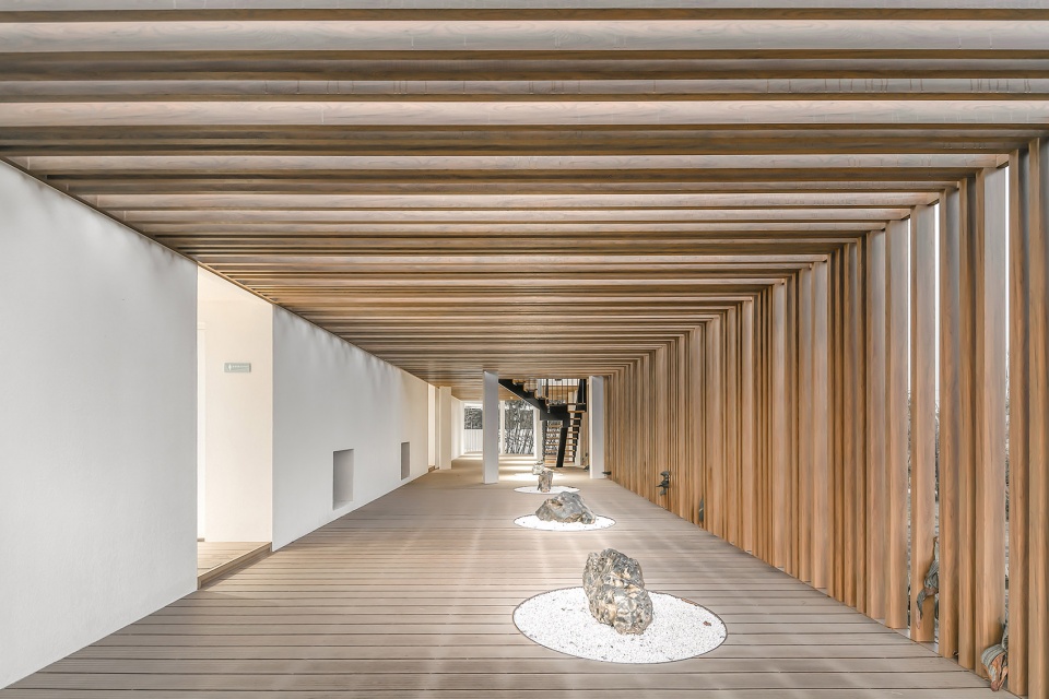 solid and void orenda reception display center china by yiduan shanghai interior design