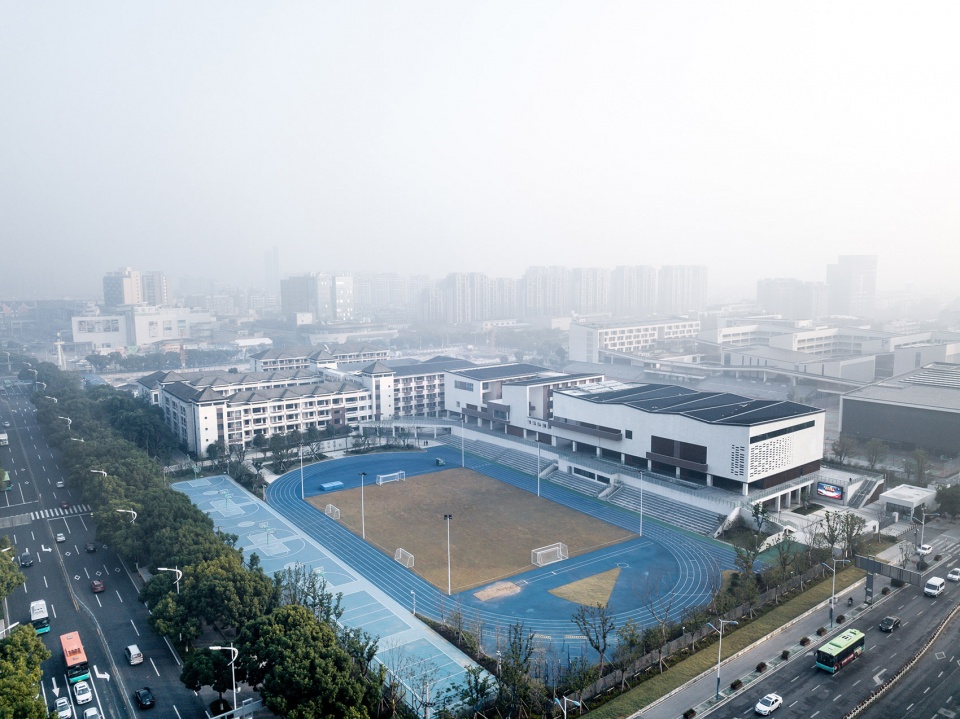 expansion of suzhou new district experimental junior high school east campus china by tus design group co ltd