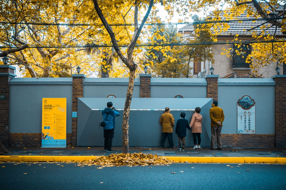 street wall gallery on yuyuan roa china by bengo studio