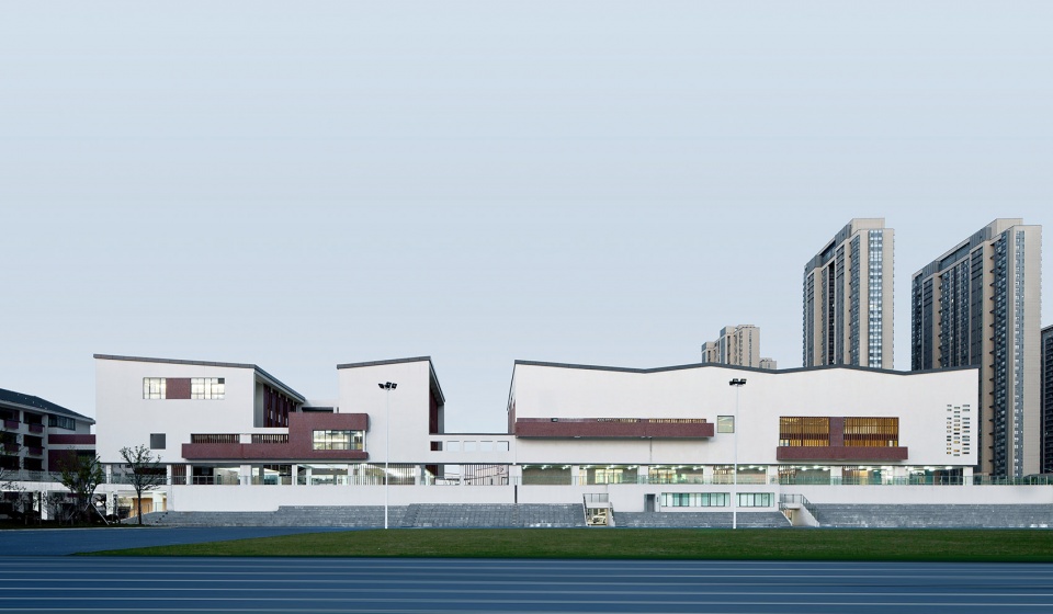 expansion of suzhou new district experimental junior high school east campus china by tus design group co ltd
