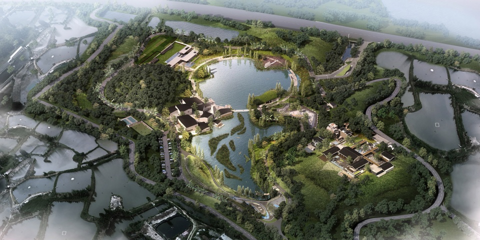 yun shang xi tang wetland resort complex china by iapa