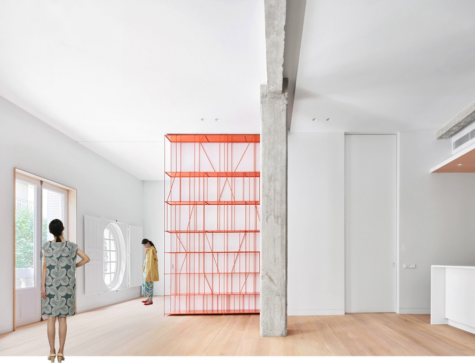 house p82 and genuine shelf by lucas y hernandez gil arquitectos