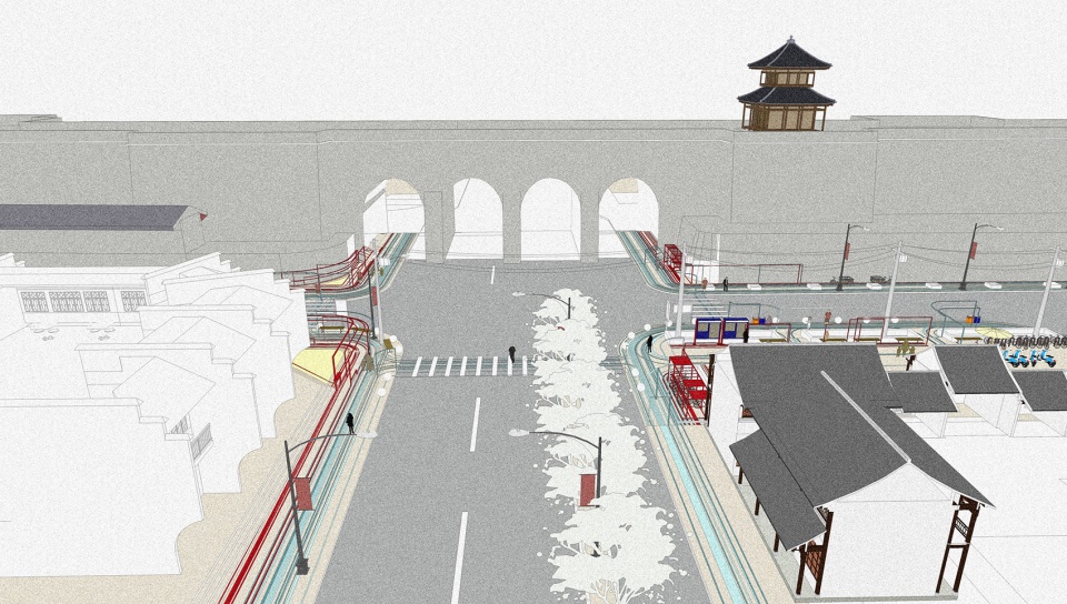 urban research the gaps of public space by monolith architects