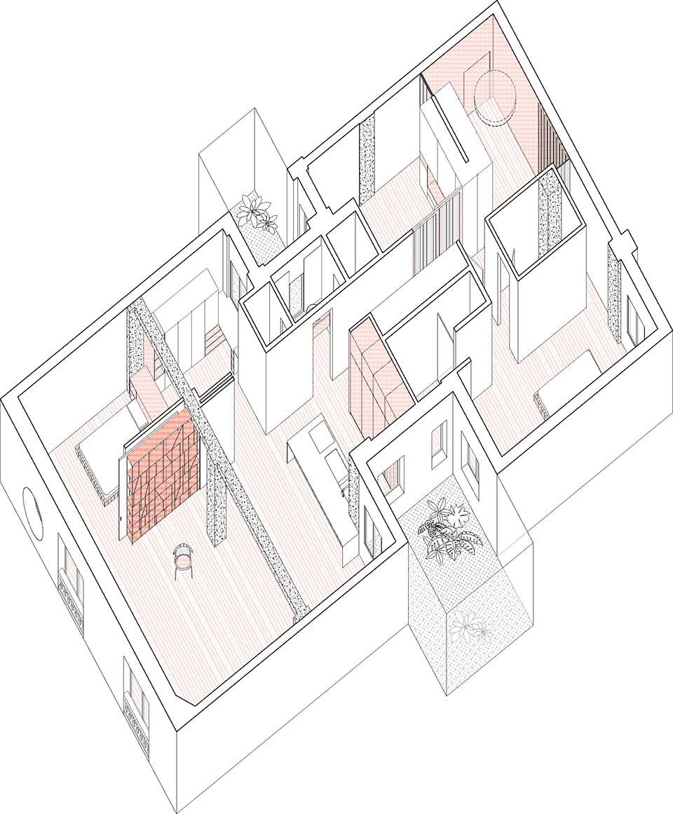 house p82 and genuine shelf by lucas y hernandez gil arquitectos