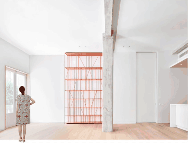 house p82 and genuine shelf by lucas y hernandez gil arquitectos