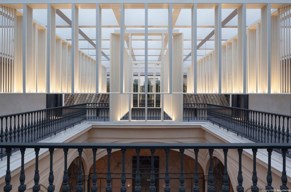 hotel mercer at mansion castelar by cruz y ortiz architects