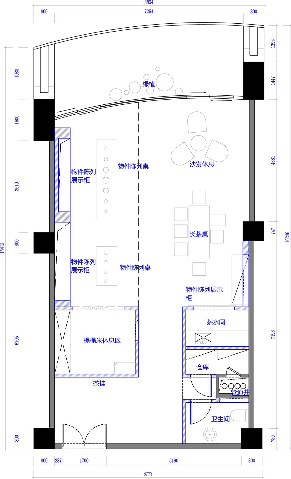 qiyue teahouse china by ksdesign