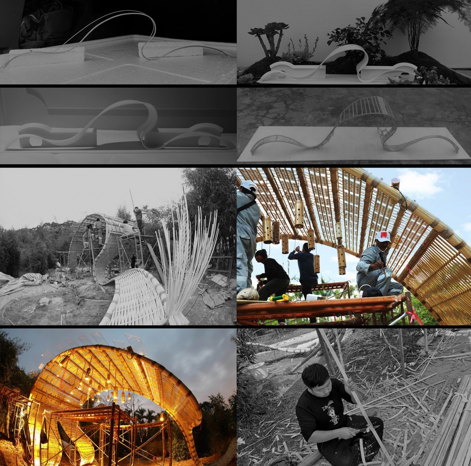 tide bamboo installation china by beryl