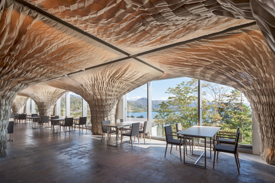 we hotel toya by kengo kuma and associates