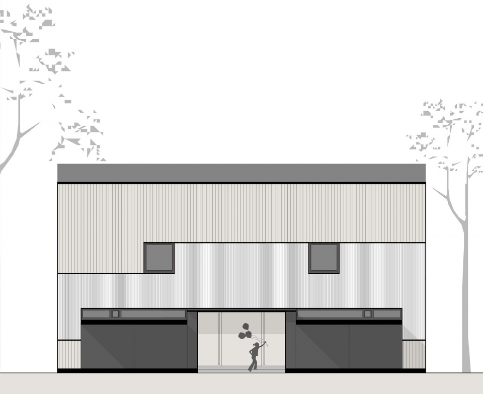 semi detached house on a hillside by mwarchitekten