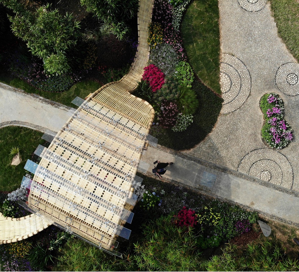 tide bamboo installation china by beryl