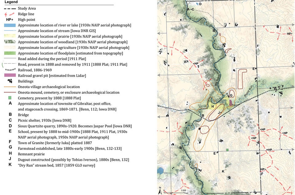 2018 asla analysis and planning award of honor iowa blood run cultural landscape master plan by quinn evans architects