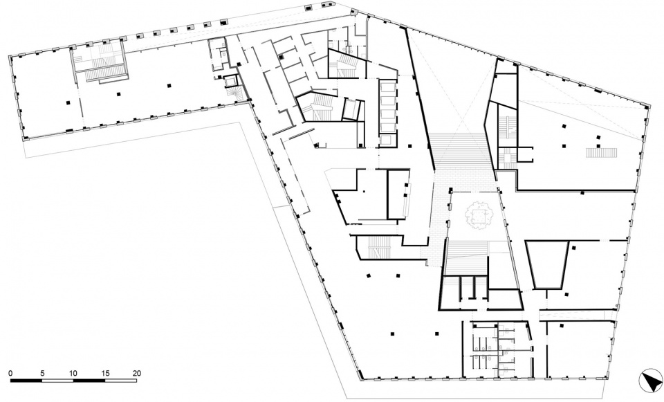 green office enjoy paris batignolles by baumschlager eberle scape