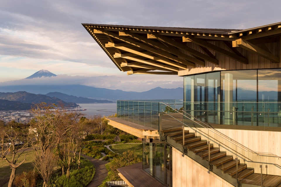 nihondaira yume terrace by kengo kuma and associates