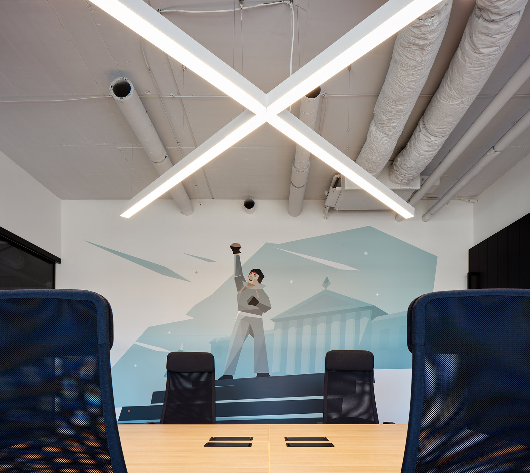 Office interior design for IT company WebSupport by Studio Perspektiv s ...