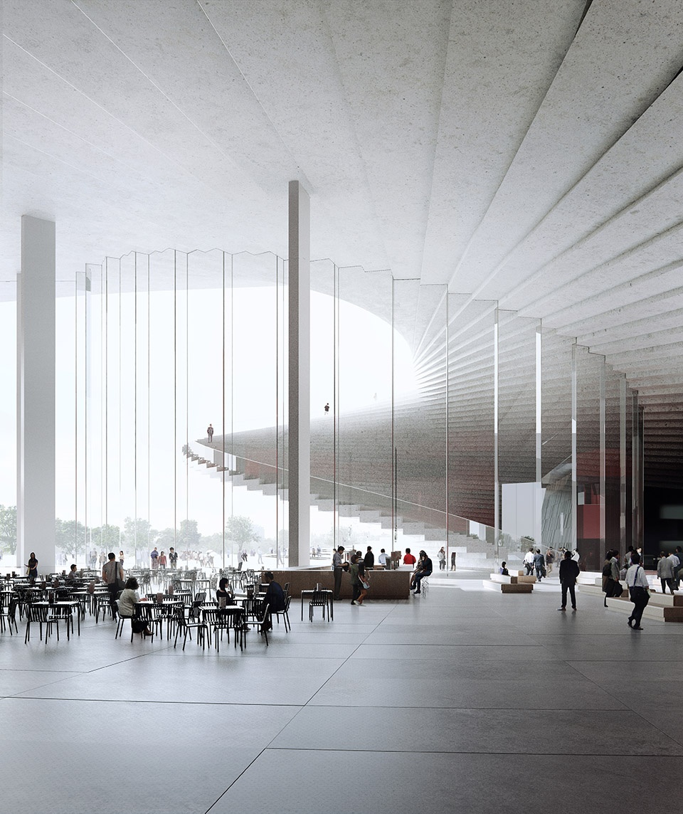 snohetta commissioned to design the shanghai grand opera house