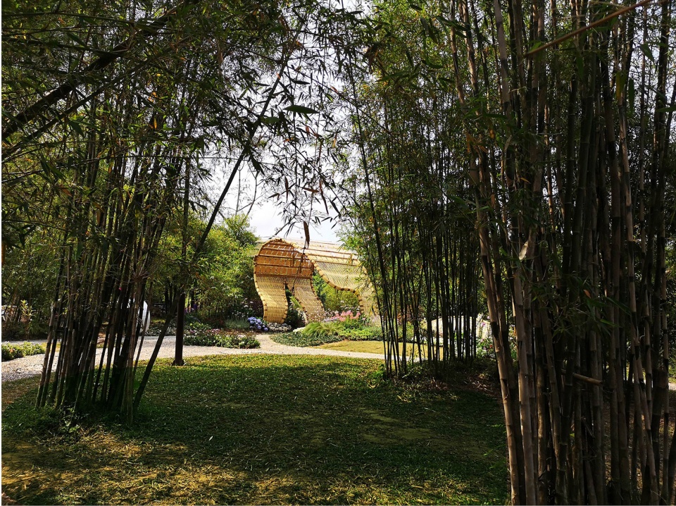 tide bamboo installation china by beryl