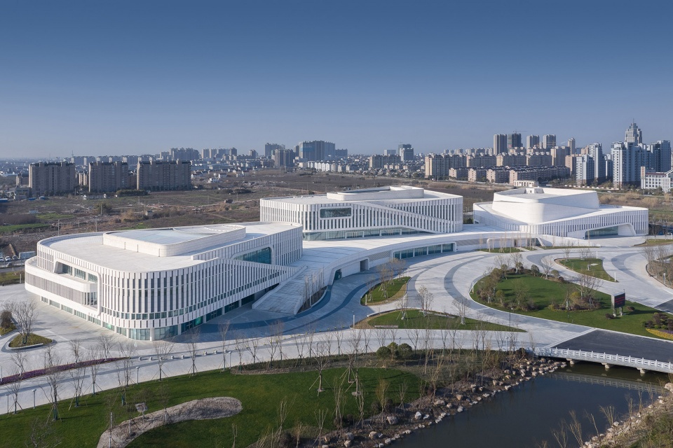 Rudong Cultural Center, China by TJAD - Gooood