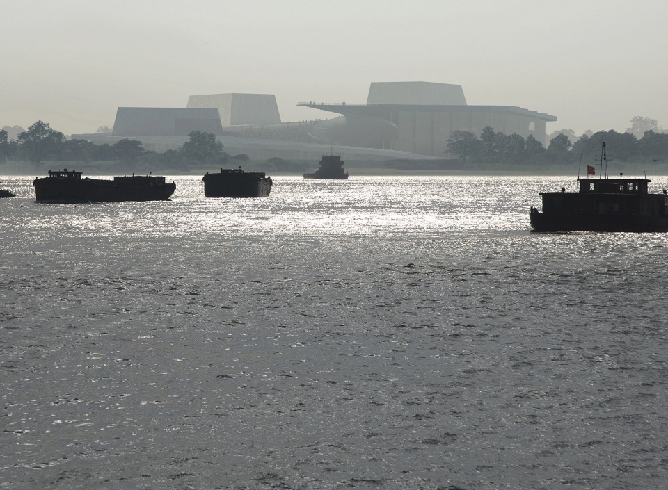snohetta commissioned to design the shanghai grand opera house