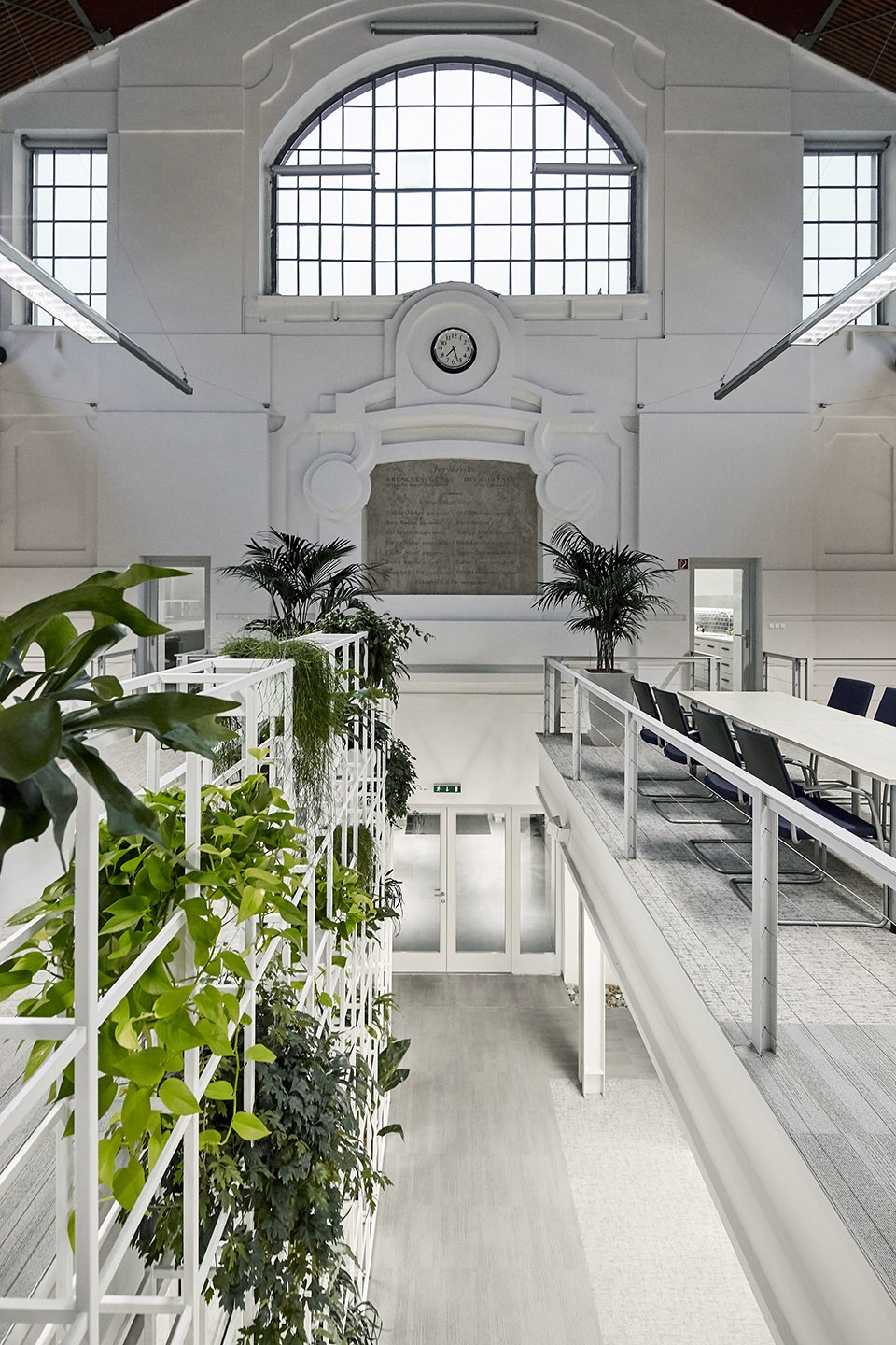 updated interior of a loft office in an old veal market by lab5 architects