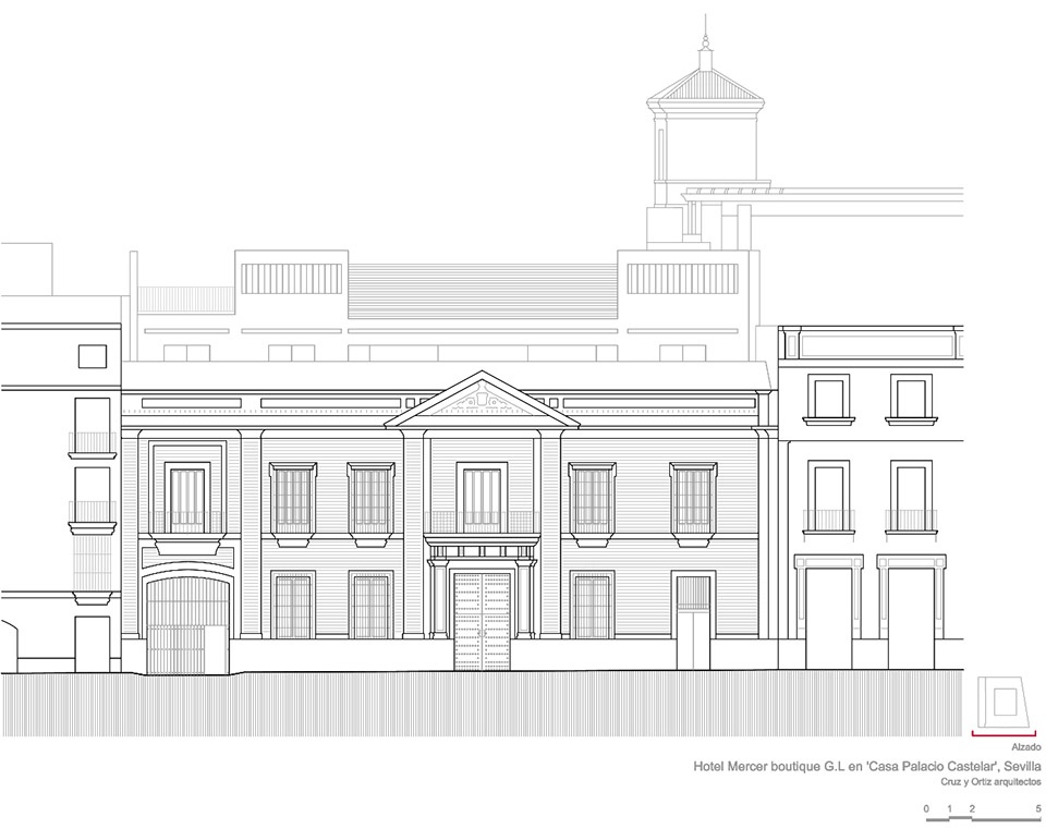 hotel mercer at mansion castelar by cruz y ortiz architects