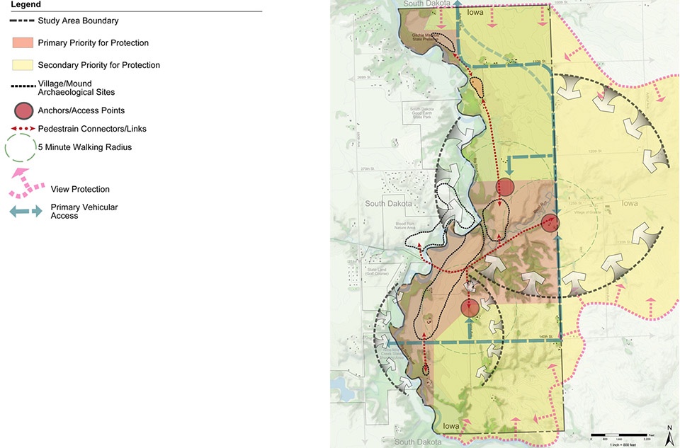 2018 asla analysis and planning award of honor iowa blood run cultural landscape master plan by quinn evans architects