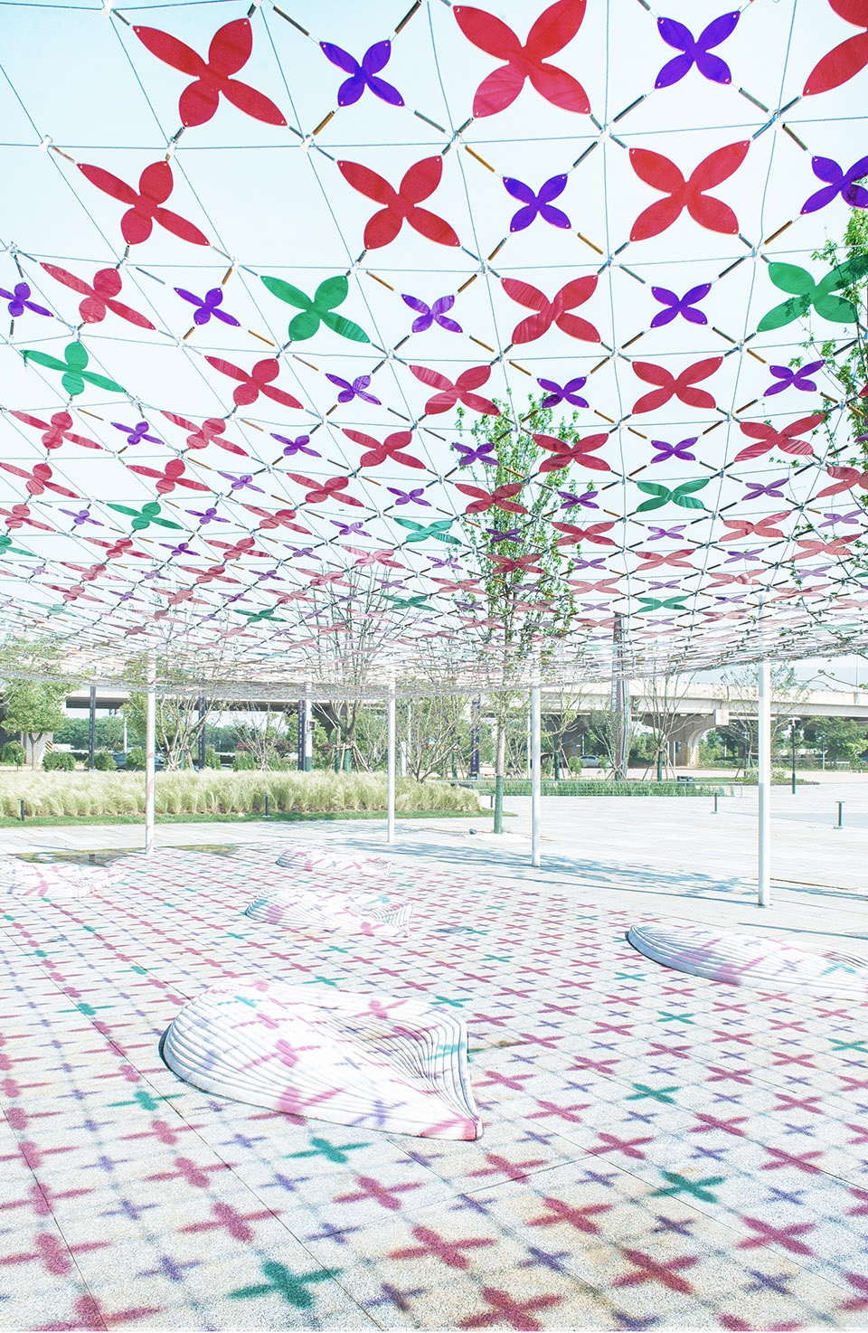 shower of light in nanchang china by yiyu design