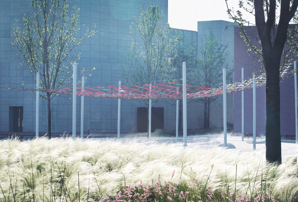 shower of light in nanchang china by yiyu design