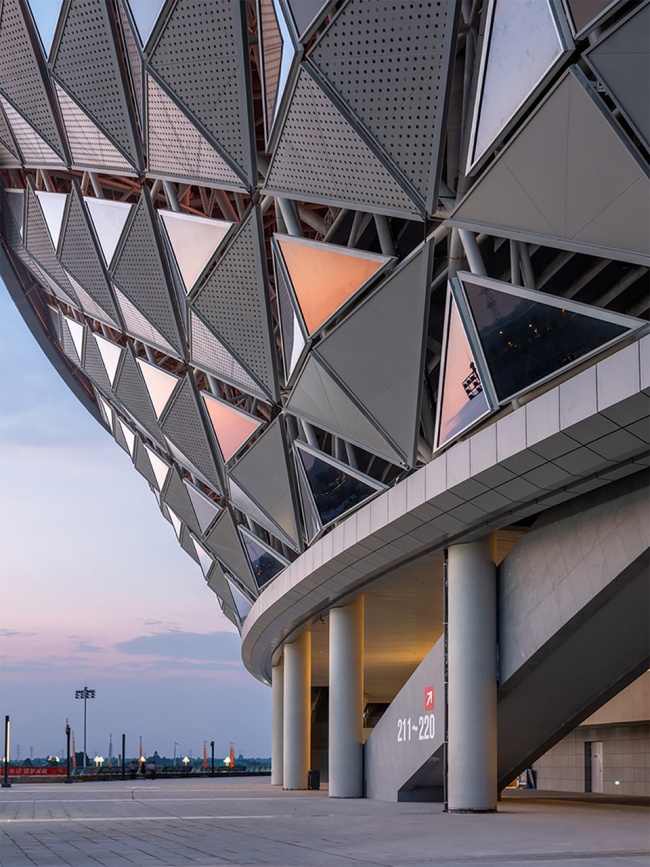 xianyang olympic sports center stadium china by ptw architects ccdi shenzheng co ltd