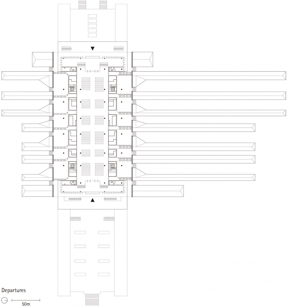 hangzhous southern railway station china by gmp