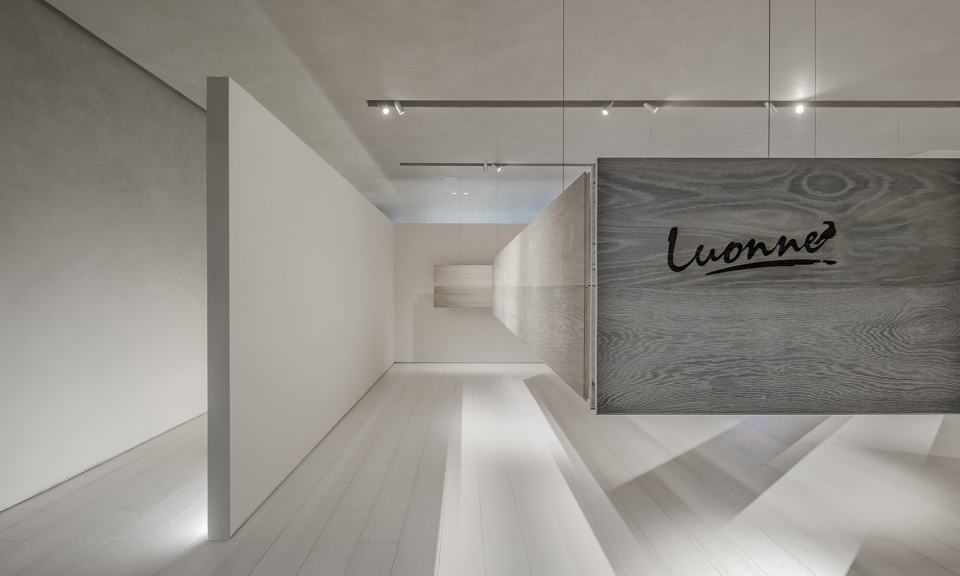 wood forest show room china by aw design