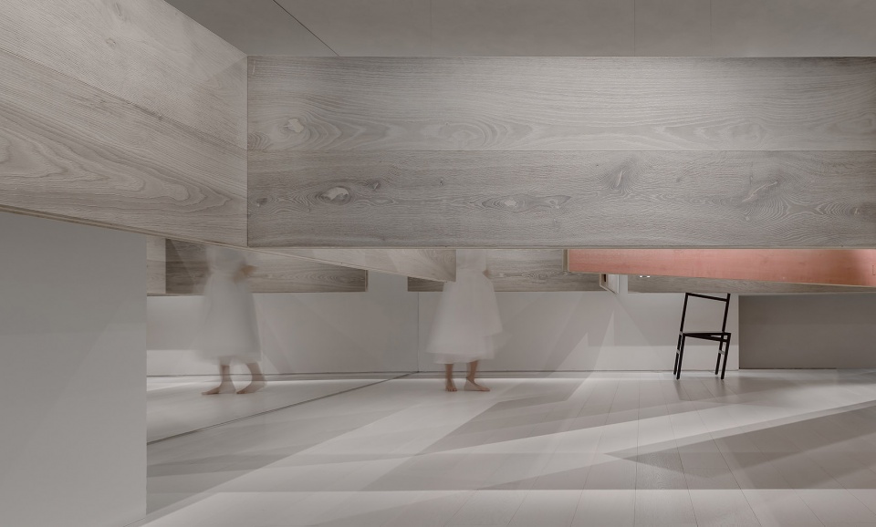 wood forest show room china by aw design