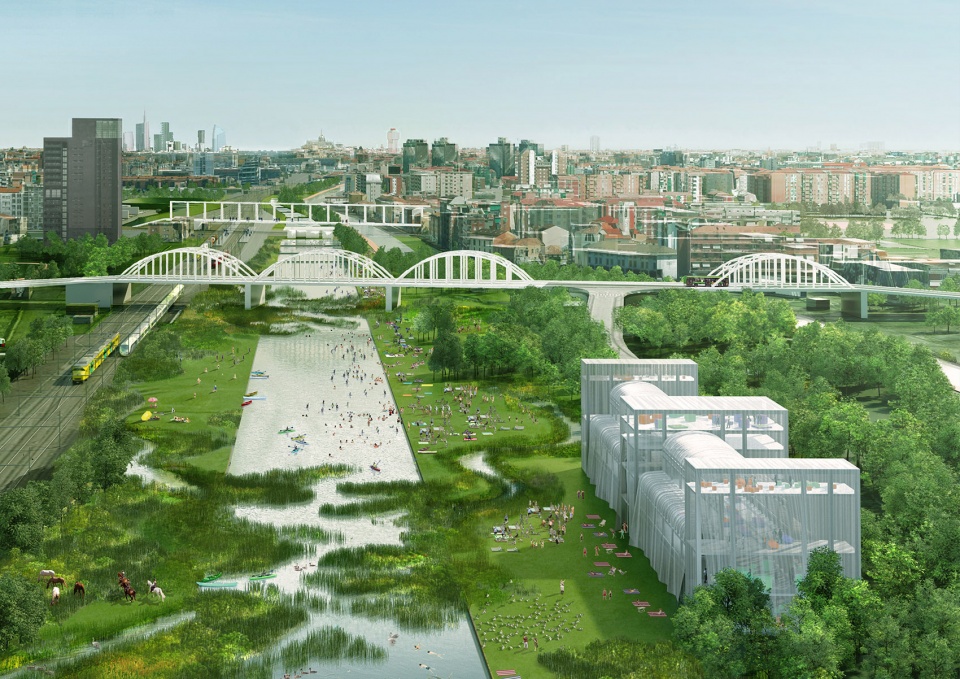 oma and laboratorio permanente win competition for scalo farini in milan