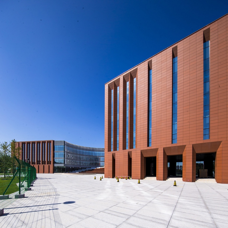 the gymnasium in tianjin university of science technology china by tao zhi studio architectural design and research institute of scut