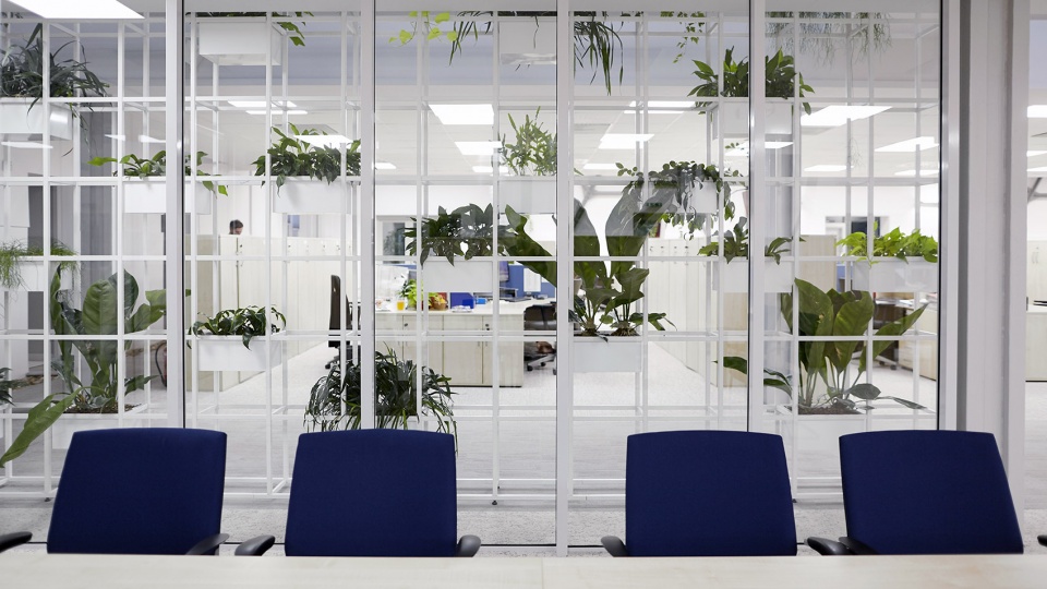 updated interior of a loft office in an old veal market by lab5 architects